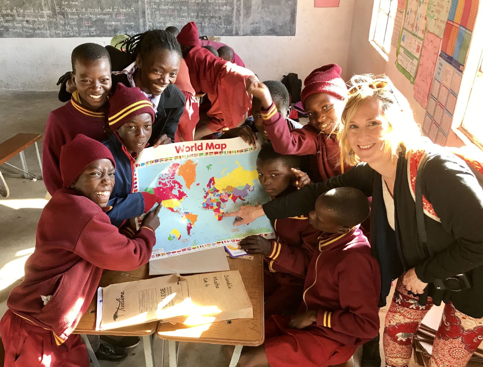 Jennifer Spatz-Founder of GFT-visiting School in Zimbabwe.jpg